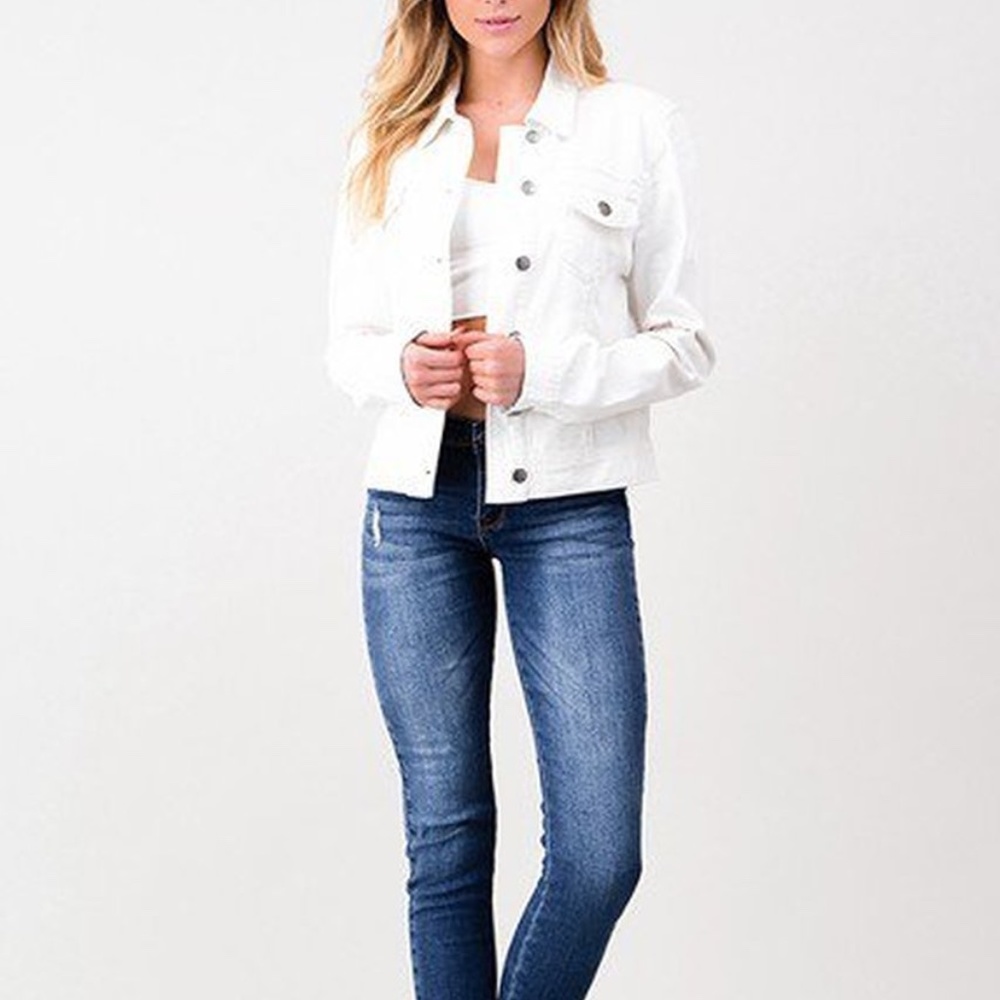 Lone Star Jean Jacket in White medium